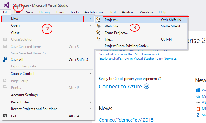 c sharp fundamental, c sharp programming basics, c sharp fundamental in visual studio, step 2