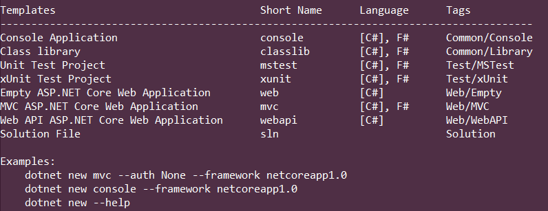 3 ASP.NET Core Web app`